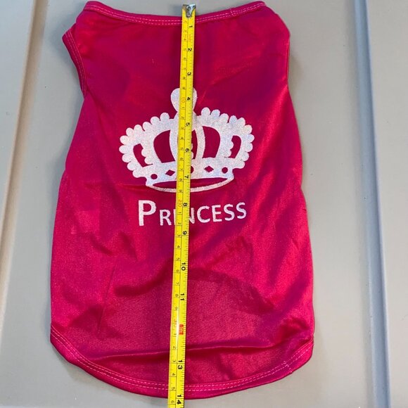 PRINCESS Crown small dog shirt pet shirt puppy shirt princess dog shirt - Picture 2 of 9